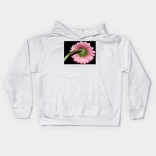 Pink Gerbera daisy Kids Hoodie